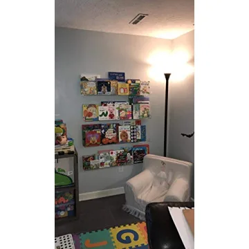 NIUBEE Acrylic Floating Bookshelves - 36 Inch for Kids