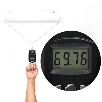 NIUBEE Acrylic Floating Bookshelves - 36 Inch for Kids