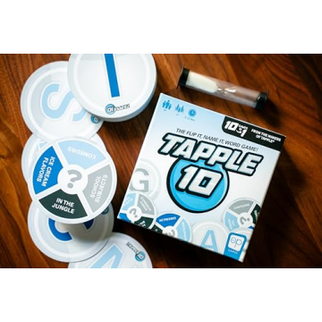 Tapple 10 by USAopoly - Fun Family Card Game with 10 Games