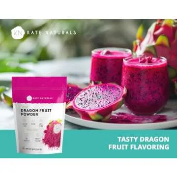 Vibrant Kate Naturals Dragon Fruit Powder for Baking