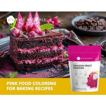 Vibrant Kate Naturals Dragon Fruit Powder for Baking