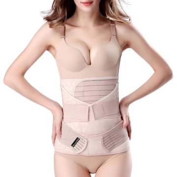 ChongErfei 3 in 1 Postpartum Belly Wrap for Recovery