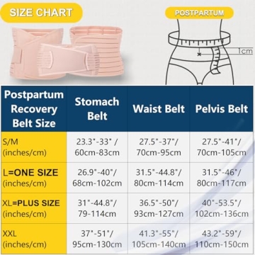 ChongErfei 3 in 1 Postpartum Belly Wrap for Recovery