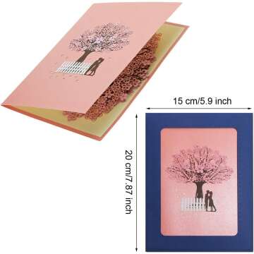 3D Cherry Blossom Pop Up Card for Special Occasions