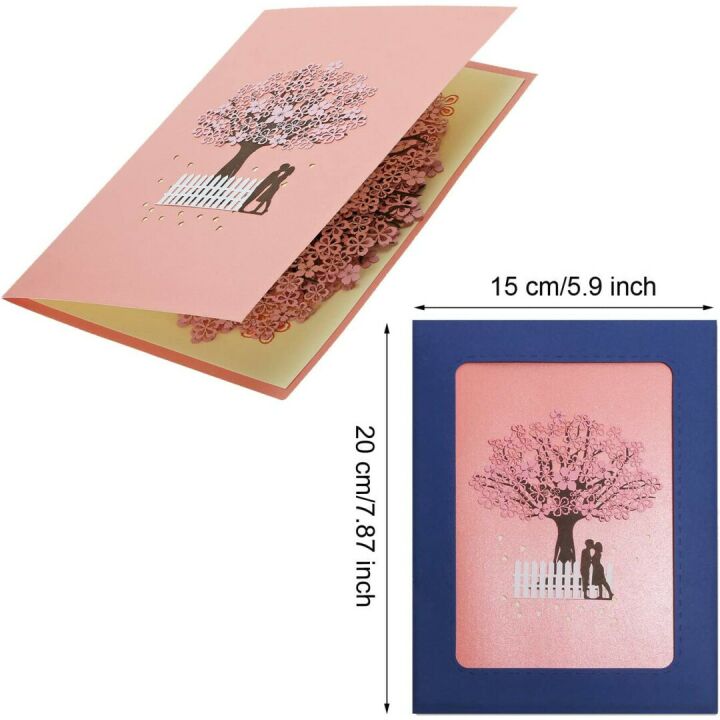 3D Cherry Blossom Pop Up Card for Special Occasions