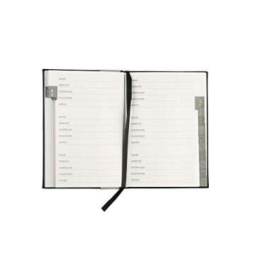 Eccolo Password Keeper Book with Alphabetical Tabs, Compact & Stylish