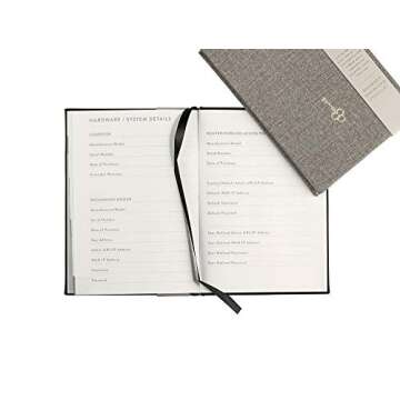 Eccolo Password Keeper Book with Alphabetical Tabs, Compact & Stylish