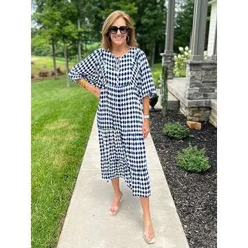 Floral Maxi Dress - Comfortable Bohemian Style for Summer