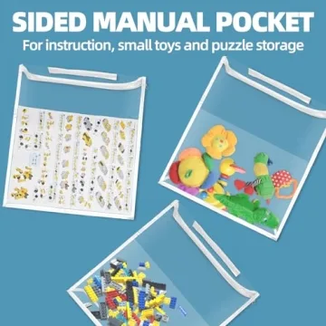 Hoyula 6-Pack Transparent Toy Storage Bags for Kids