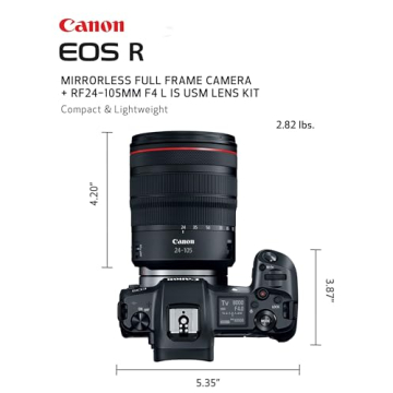 Canon EOS R RF24-105mm Kit for Photographers and Vloggers