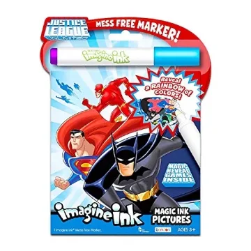 Imagine Ink Superhero Coloring Book Set for Kids 3-10