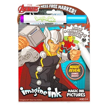 Imagine Ink Superhero Coloring Book Set for Kids 3-10