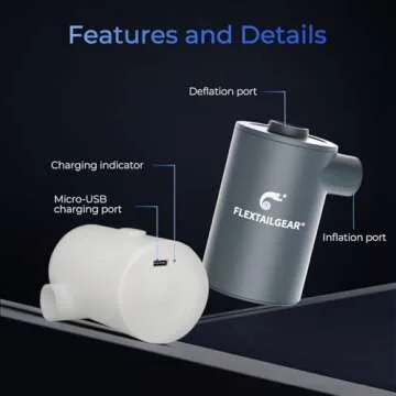 FLEXTAILGEAR MAX Pump 2020 Portable Air Pump with Battery