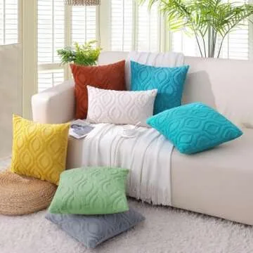 DecorUhome 18x18 Decorative Pillow Covers Set of 2