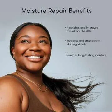 Odele Moisture Repair Sulfate-Free Shampoo & Conditioner Set, for Intense Hydration to help Restore and Nourish Dry or Damaged Hair, 13 Fl Oz Each (2-Pack)