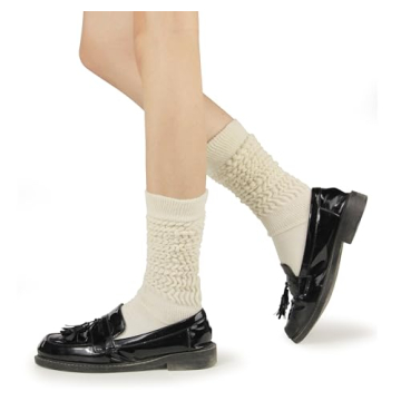 Ultra-Soft BomKinta Slouch Socks Women Thigh High Boot Socks