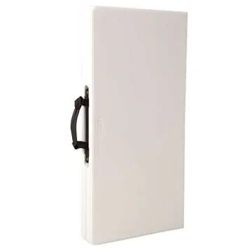 Lifetime 80273 Fold in Half Square Table, 34 Inch, White