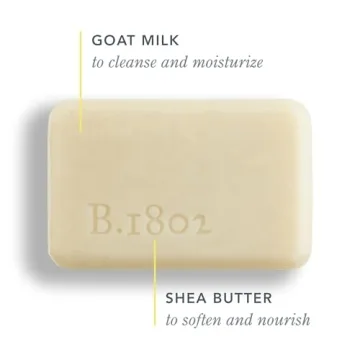 Nourishing Goat Milk Body Soap Bar with Honey & Oats - 9 oz