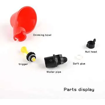 Erduoduo 24 Pack Automatic Poultry Drinking Cups