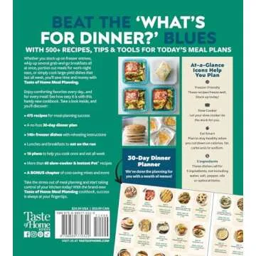 Taste of Home Meal Planning Cookbook: Over 500 Recipes, Tips & Secrets for Busy Meal Planners (Taste...