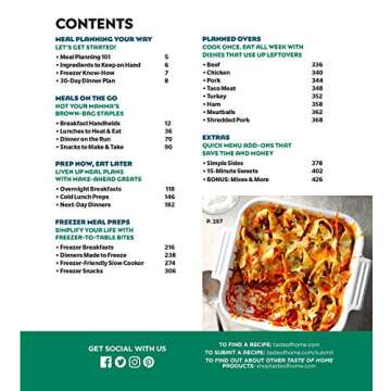 Taste of Home Meal Planning Cookbook: Over 500 Recipes, Tips & Secrets for Busy Meal Planners (Taste of Home Quick & Easy)