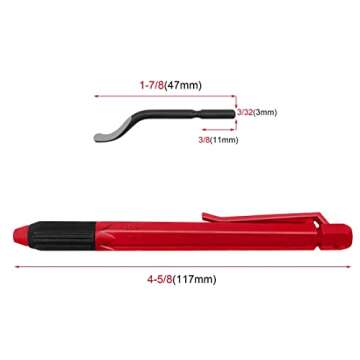 HAUTMEC Deburring Tool - Versatile with Swivelling Blades