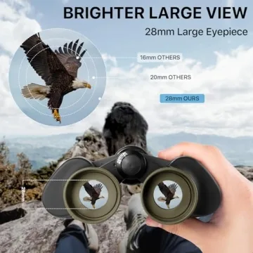 20x50 High-Powered Binoculars with Smartphone Adapter