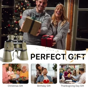 20x50 High-Powered Binoculars with Smartphone Adapter