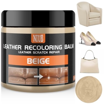 NIUB Leather Recoloring Balm - Ultimate Leather Care & Restoration