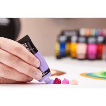 Liquitex BASICS Acrylic Paint Set, 48 x 22ml (0.74-oz) Tube Set