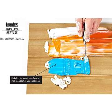 Liquitex BASICS Acrylic Paint Set, 48 x 22ml (0.74-oz) Tube Set