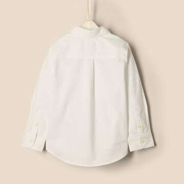 Stylish Baby Boys' Stretch Oxford Shirt for Toddlers