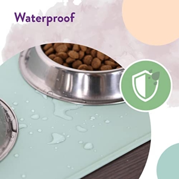 Ruffles & Co. Silicone Pet Food Mat - Non-Slip & Waterproof