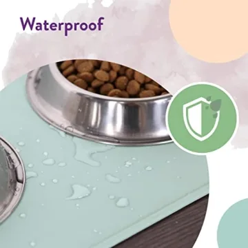 Ruffles & Co. Silicone Pet Food Mat - Non-Slip & Waterproof