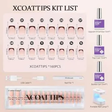 BTArtboxnails XCOATTIPS French Gel Nails for Perfect Manicure