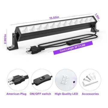 Elevate Parties with Atfoyer 40W Black Light Bar