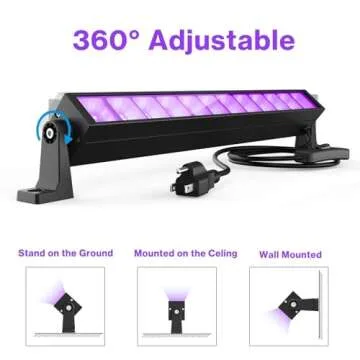 Elevate Parties with Atfoyer 40W Black Light Bar