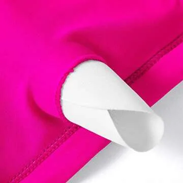 SUUKSESS Women High Waisted High Cut Bikini Sets Sexy Triangle Two Piece Swimsuits Push Up Bathing Suits (Hot Pink, S)