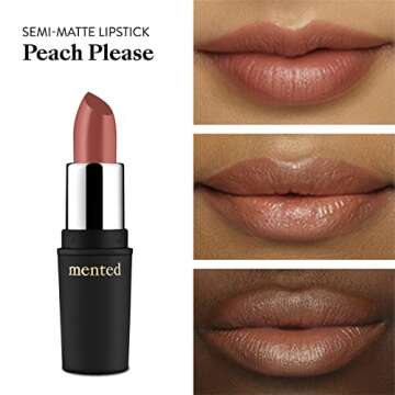 Mented Semi Matte Lipstick (Peach Please)