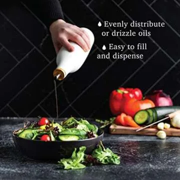 Kitchentoolz Ceramic Olive Oil Dispenser for Modern Kitchens