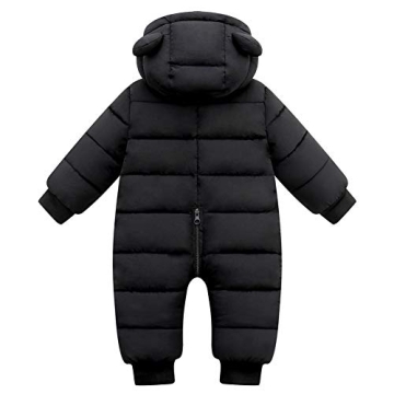 Fumdonnie Cartoon Bear Hooded Snowsuit for Toddlers