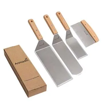 Professional Stainless Steel Spatula Set for Cooking