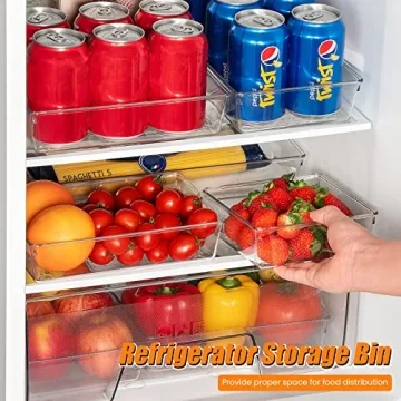 Criusia 8 Pack Clear Drawer Organizer Set for Home & Office