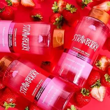 Tree Hut Strawberry Foaming Gel Wash - Gentle & Hydrating