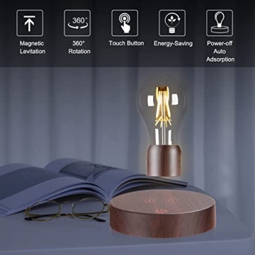 Magnetic Levitating Floating LED Light Bulb for Unique Gifts