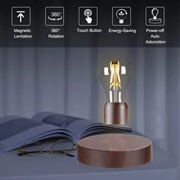 Magnetic Levitating Floating LED Light Bulb for Unique Gifts