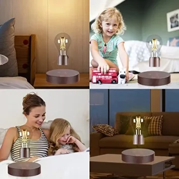 Magnetic Levitating Floating LED Light Bulb for Unique Gifts