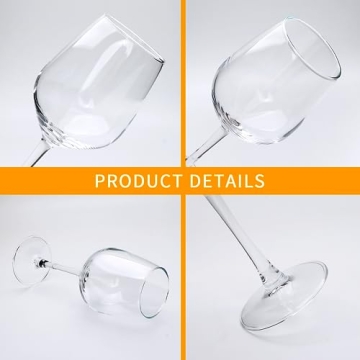 Cadamada Wine Glass Gift Set - 8 Elegant Glasses