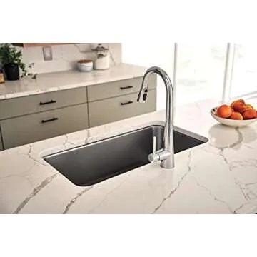Moen Sleek Chrome One-Handle Kitchen Faucet
