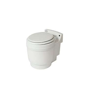Laveo Dry Flush Toilet - Waterless, Portable, Self Contained and Easier to Use than an Incinerating ...